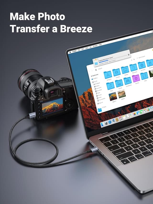 Detalle de UGREEN Cavo USB-C a Micro USB 3.0 (USB C ↔ Micro B) da 0,5 m: trasferimento dati e ricarica per custodie SSD