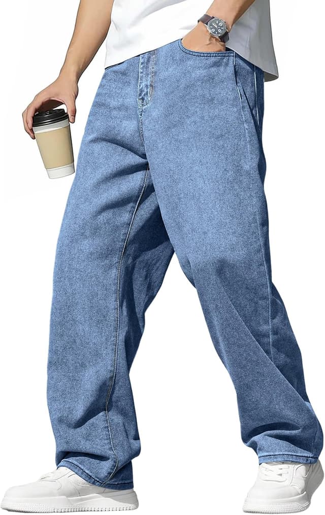 Detalle de Jeans Herren Baggy Stretch 6 Größen