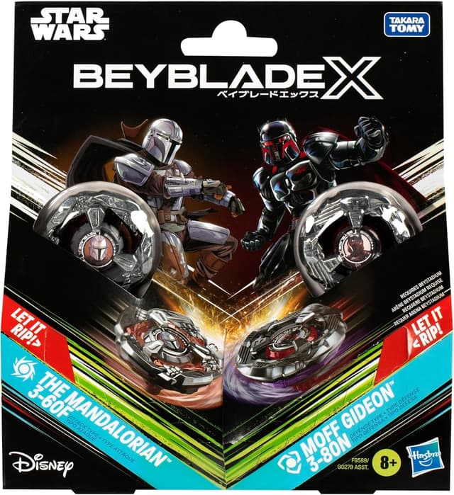 Thumbnail 2 de Hasbro Beyblade X The Mandalorian vs. Moff Gideon Multipack