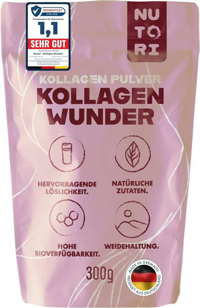 Detalle de NUTORI Kollagen Pulver 300 g â Typ I & III đ