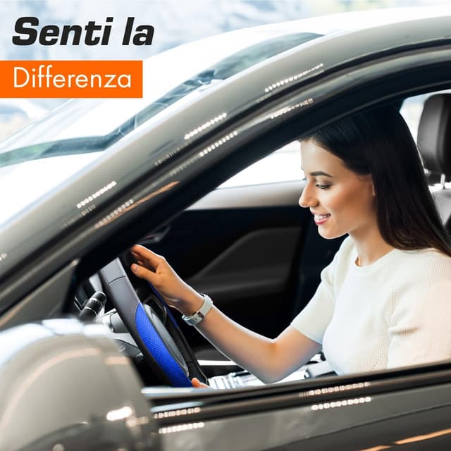 Thumbnail 5 de Upgrade4cars Coprivolante Tipo D Nero Blu 37-38 cm