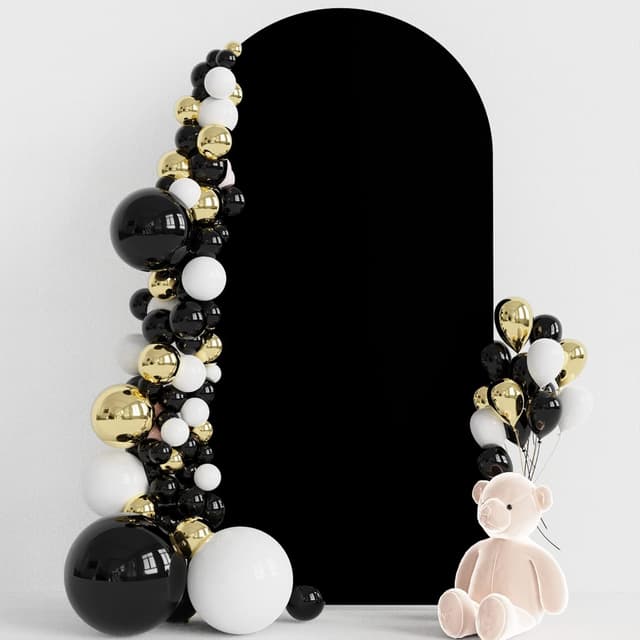 Detalle de Wokceer 6.6FT Wedding Arch Cover 6.6x3.3ft 🎀