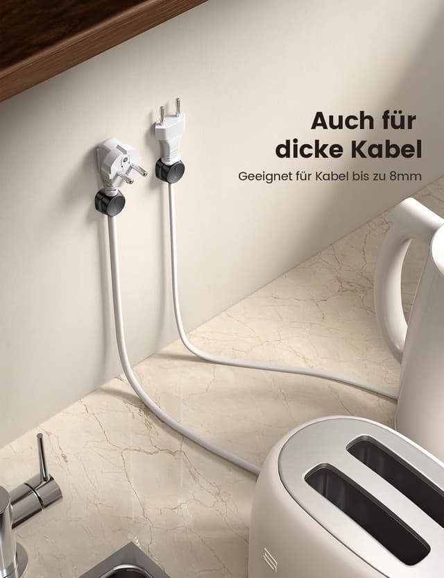 Thumbnail 5 de Lamicall Kabelhalter 6er-Set — Kabelclips für Schreibtisch