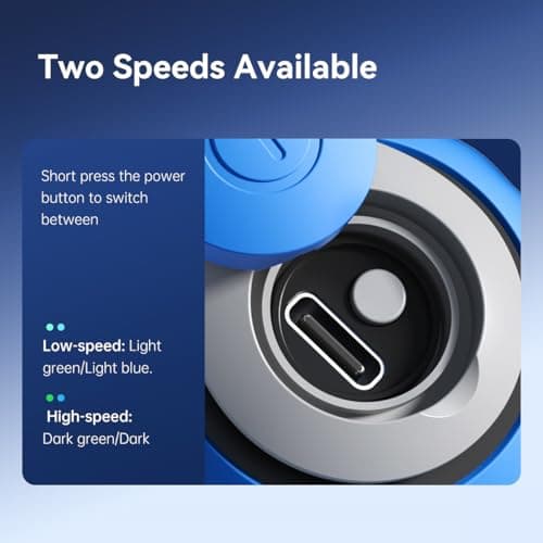 Detalle de Kinizuxi Speedy Tail 2.0: pelota interactiva para gatos con cola de plumas y 2 modos