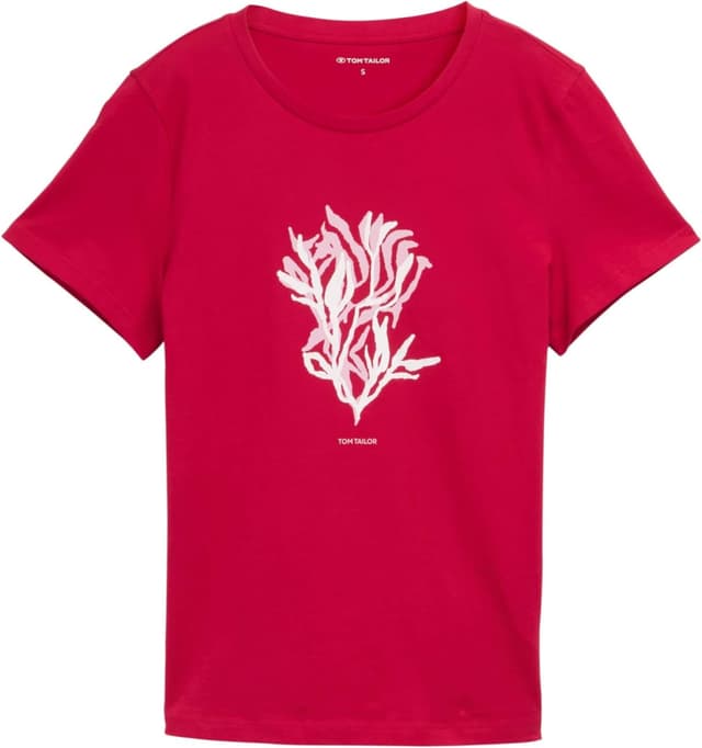 Detalle de TOM TAILOR T-Shirt donna a maniche corte: comfort quotidiano e vestibilità comoda