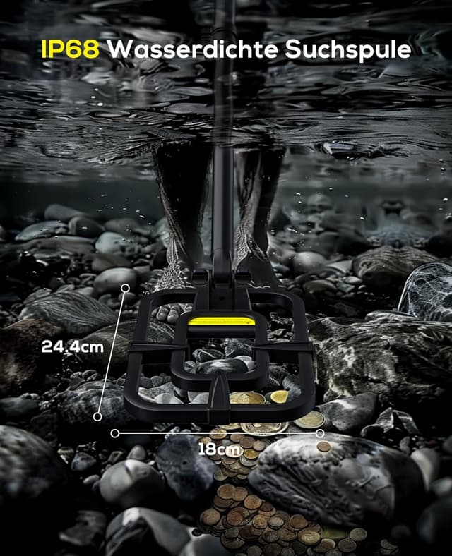 Thumbnail 6 de OKESAM Metalldetektor Profi 10-Zoll-Spule