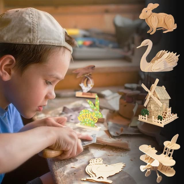 Detalle 2 de OWLKELA Compensato 400x300 mm 2 mm 🪵