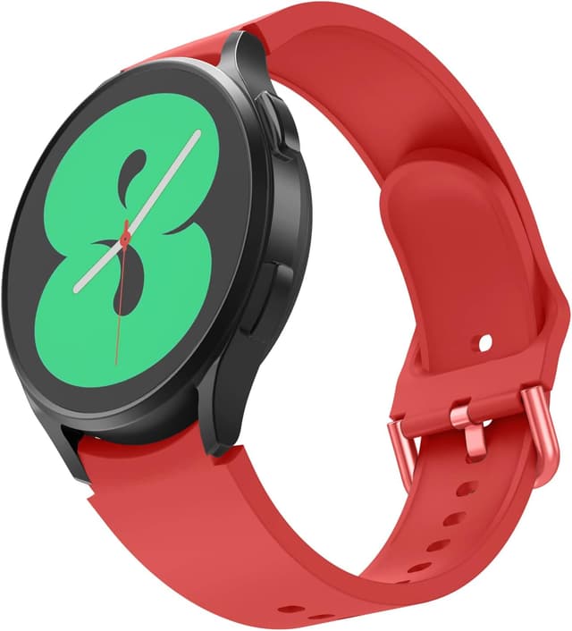 Detalle de OVERSTEP silicone replacement strap for Samsung Galaxy Watch 4 / Watch 4 Classic (40mm–44mm / 42mm–46mm)