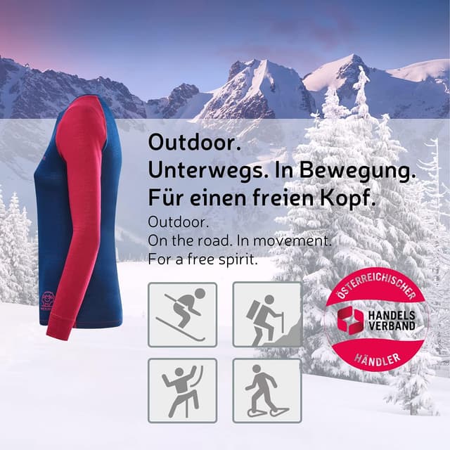 Thumbnail 4 de Black Crevice Maglia Merino Donna