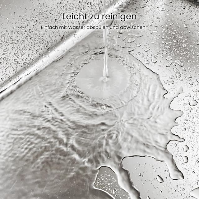 Thumbnail 6 de PTLOM Edelstahl-Katzentoilette in Lebensmittelqualität, offen, mit niedrigem Einstieg (59,5 x 39,5 x 15 cm)