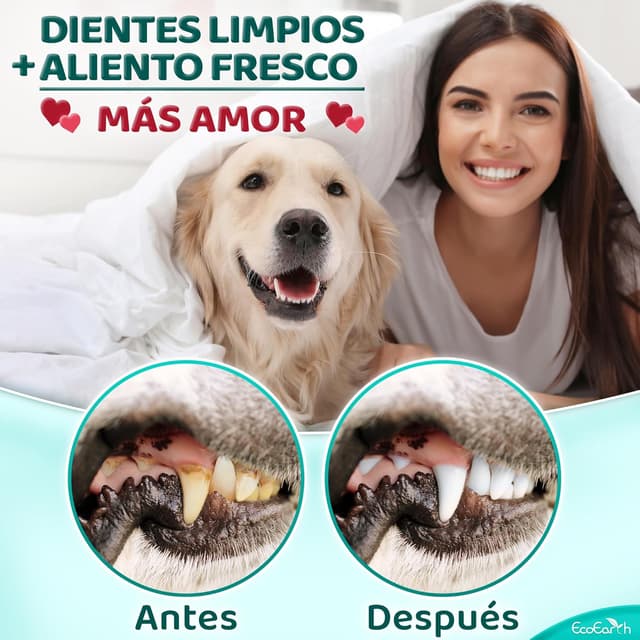 Thumbnail 4 de EcoEarth Toallitas dentales mascotas 100 uds