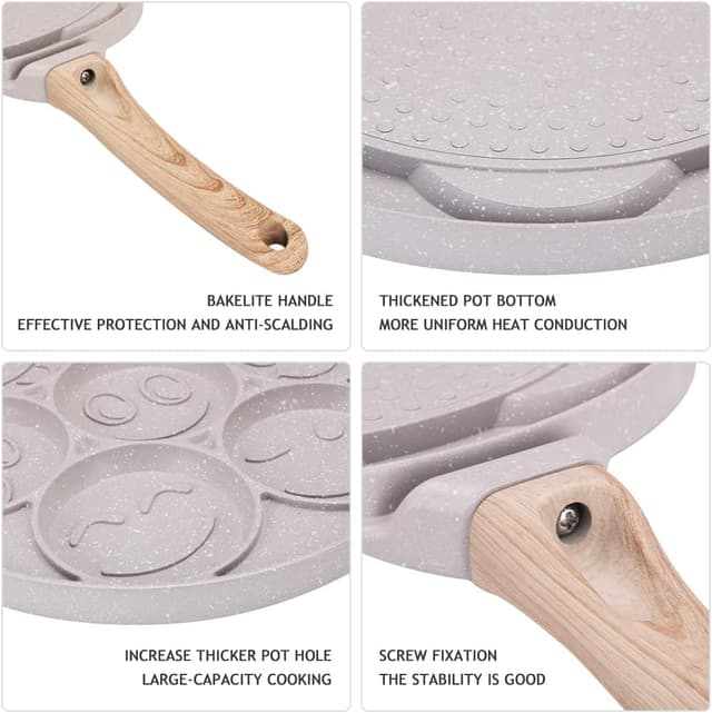 Thumbnail 4 de Bobikuke Smiley Face Pancake Pan 26cm