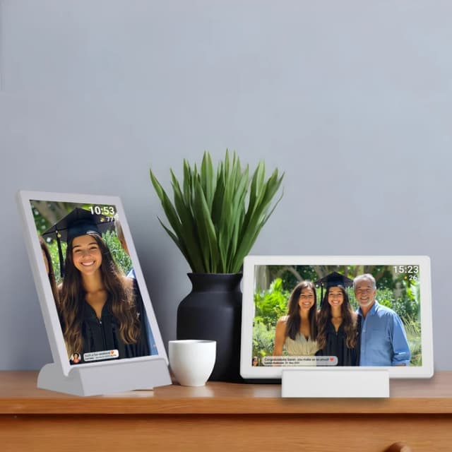 Thumbnail 1 de Denver PFF-1070 Weiß digitaler Bilderrahmen 16 GB