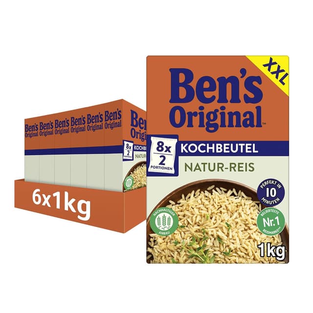 Imagen de BEN'S ORIGINAL Natur-Reis 6 kg 🍚 en OfertitasTOP