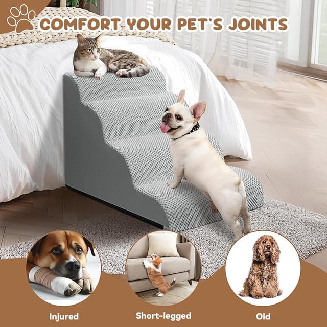 Thumbnail 3 de Zerbuger Dog Ramp and 4-Step Stair 16"