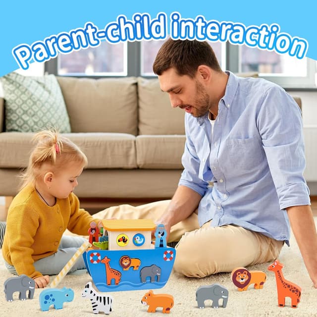 Detalle de Archen Noah Holzspielzeug Montessori 1–3 Jahre