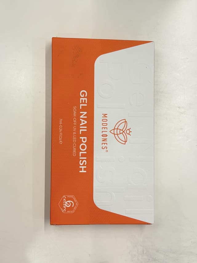 Detalle de Modelones Smalto Semipermanente Unghie Verde Glitter 6 colori HEma-free Gel Nail Art French Kit