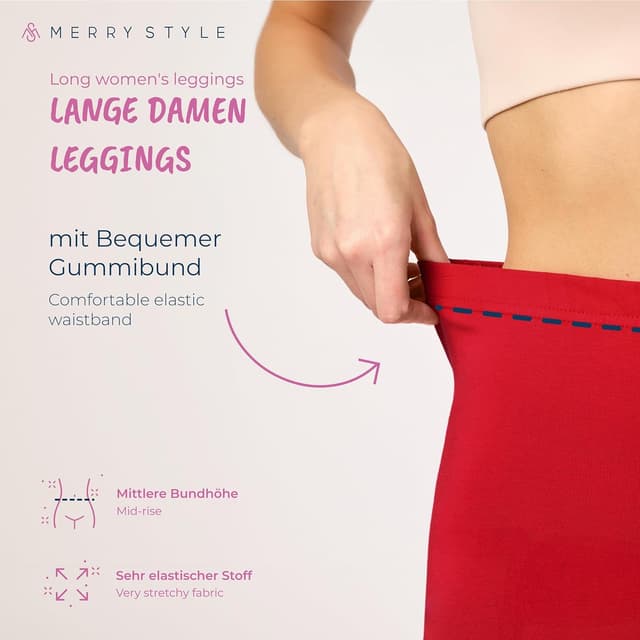 Detalle de Merry Style MS10-198 Leggings Baumwolle