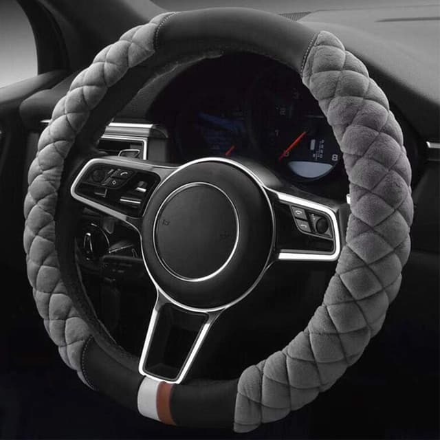 Thumbnail 3 de Car Steering Wheel Cover Winter Plush