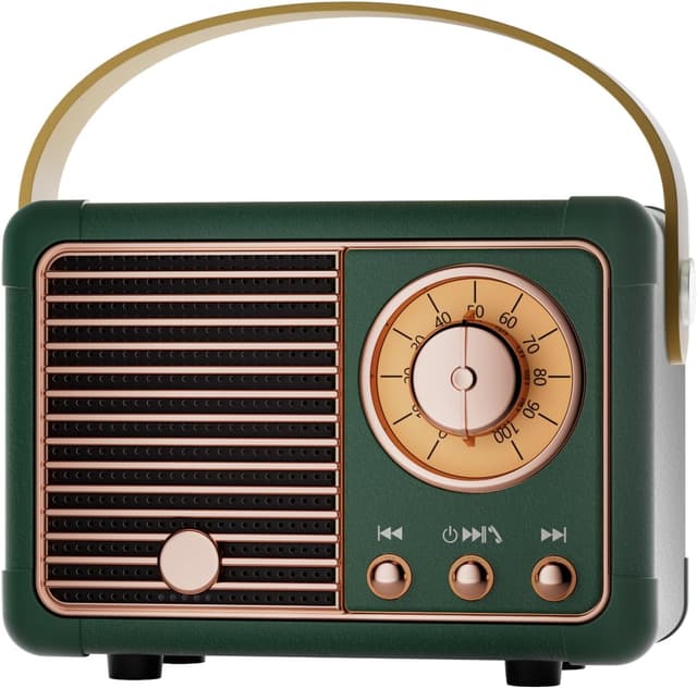 Detalle de Caulikine Retro Bluetooth Speaker Vintage portable speaker
