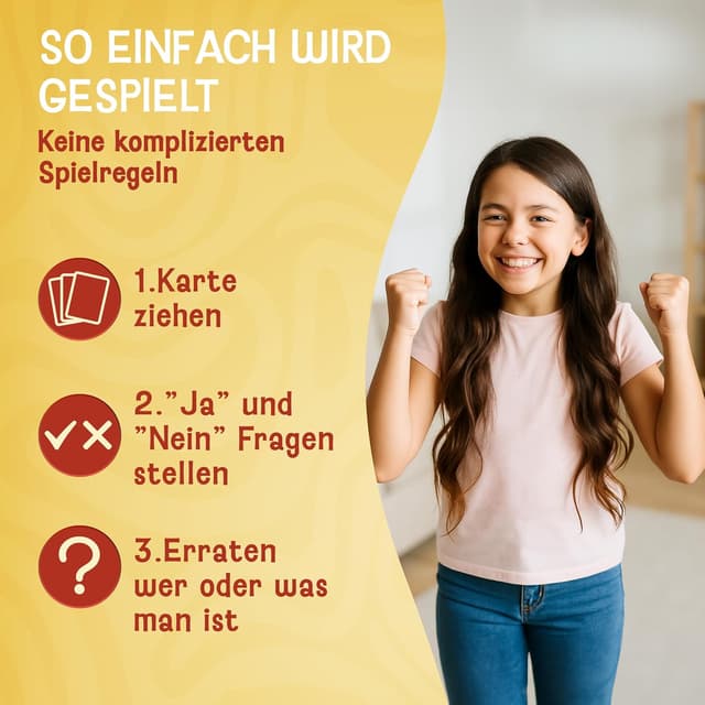 Thumbnail 2 de LIKARTO „Wer bin ich?“ Spiel für Kinder – Familienspiel, Lernspiel & Reisespiel ab 4/5/6/7/8/9 Jahren