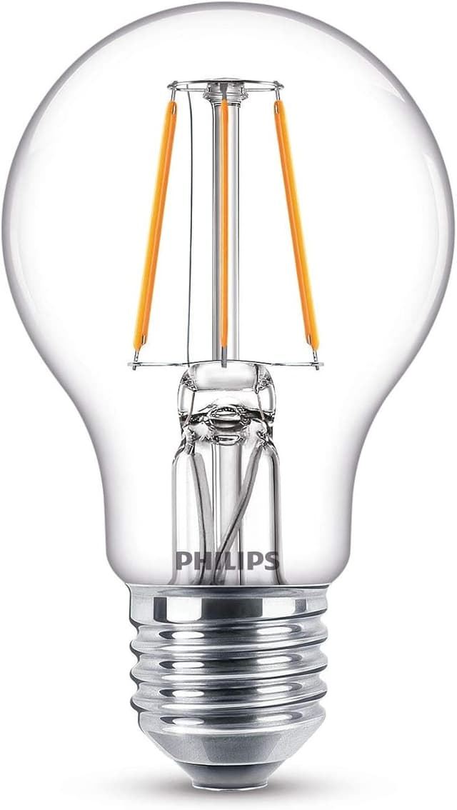 Detalle de Philips - Pack de 6 bombillas LED E27 40W blanca cálida