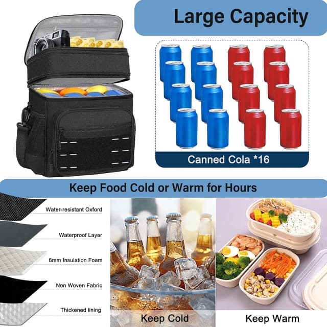 Thumbnail 4 de Lunch Box Cooler Bag 16L Tactical Insulated