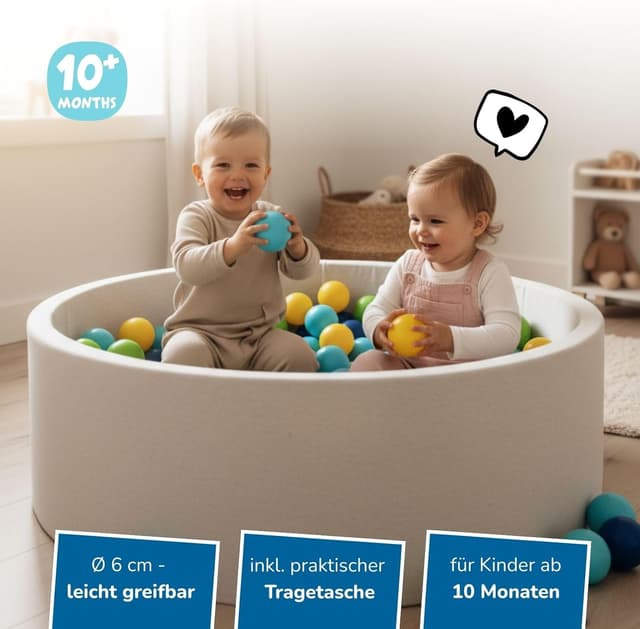 Detalle 2 de Balles de piscine 6 cm, 100 pièces