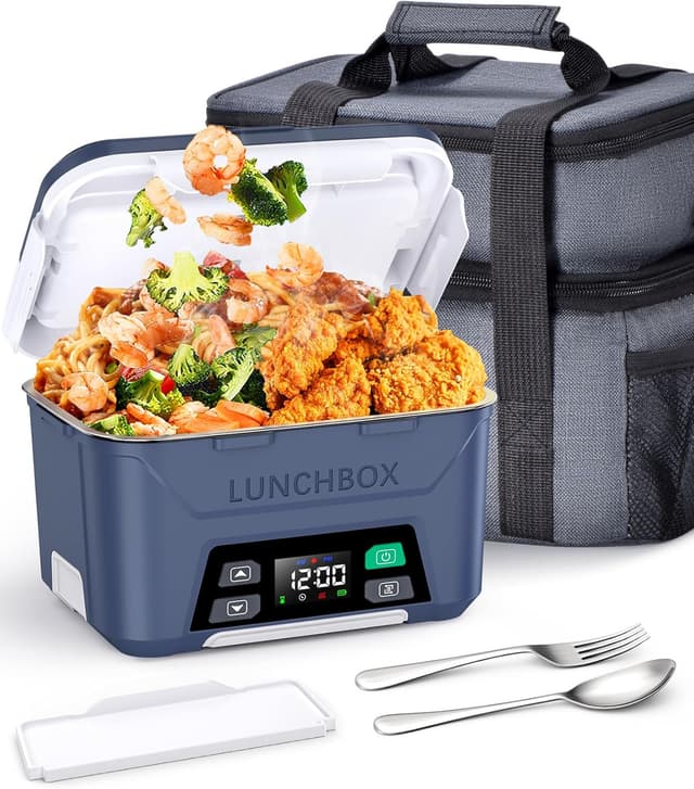 Detalle de Docusvect Rechargeable Heated Lunch Box 1.3L 🍱