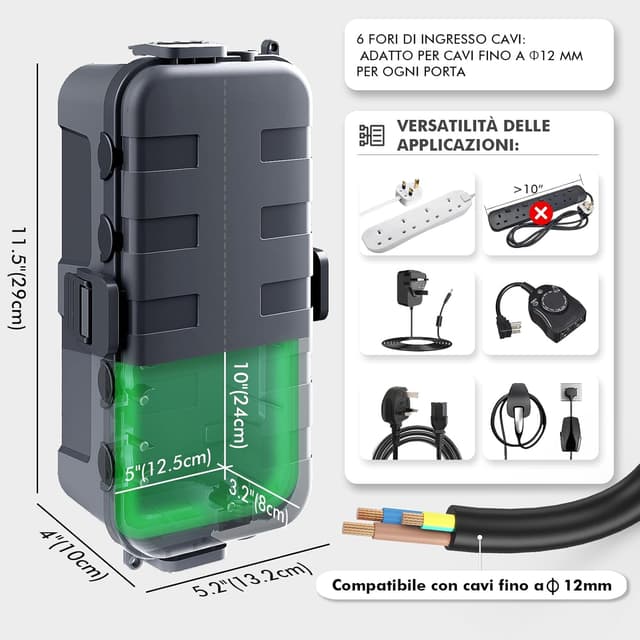 Thumbnail 1 de RESTMO Scatola per Cavi Media IP54 29x13,2x10cm