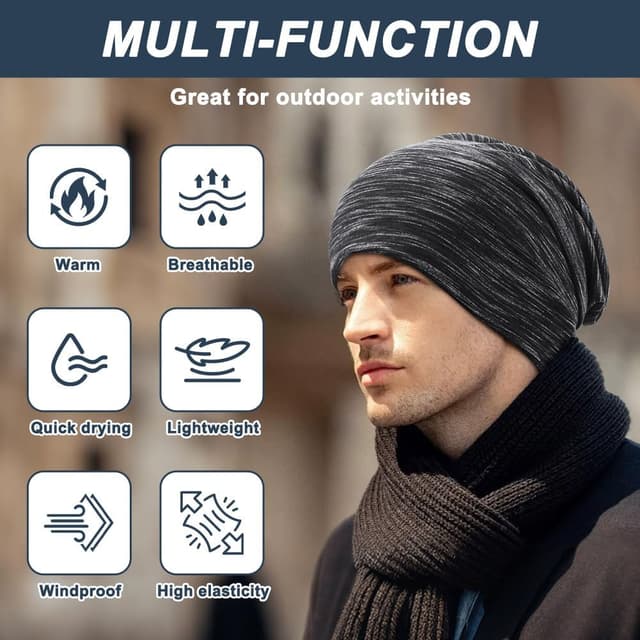 Detalle 2 de flintronic Gorro Slouch Beanie 56-65 cm