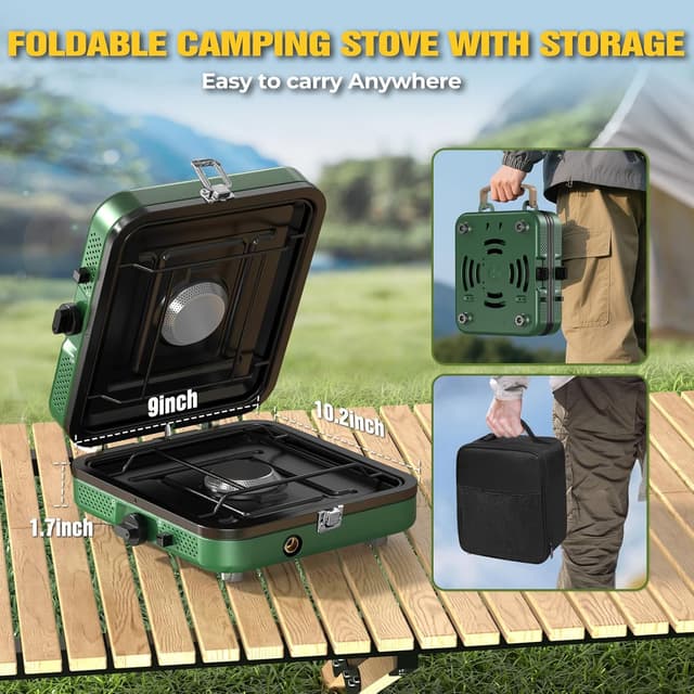 Thumbnail 1 de Camp Stove 2-Burner 20000 BTU Portable Grill ⛺