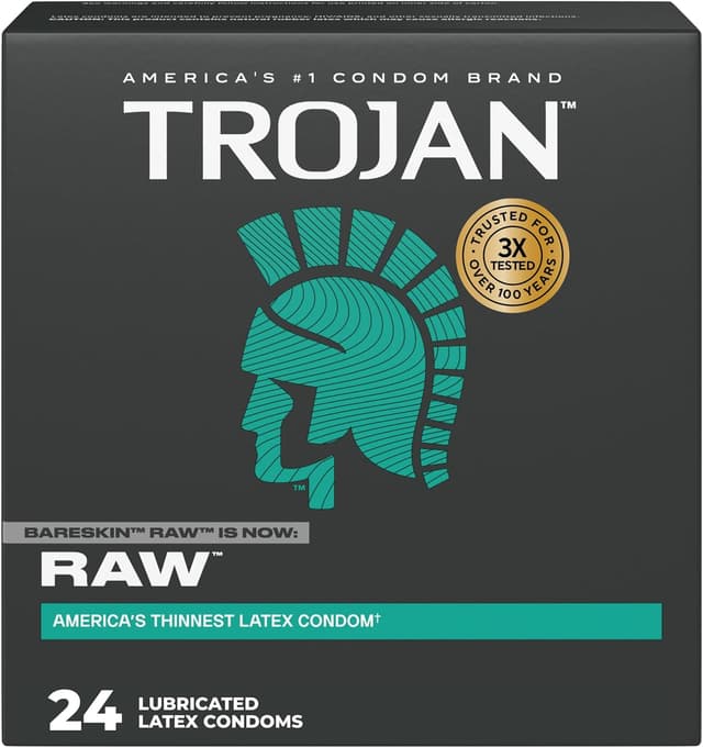Detalle de TROJAN BareSkin Raw Ultra Thin Condoms 24 🛡