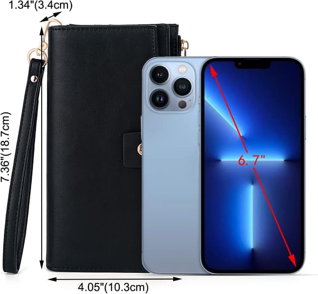 Thumbnail 5 de UTO Geldbörse Damen RFID mit 21 Steckplätzen