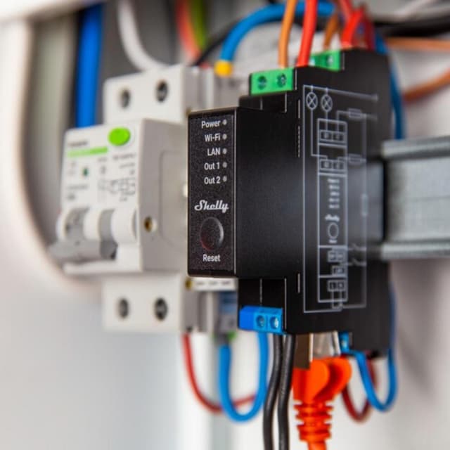 Thumbnail 2 de Shelly Pro 2PM Relé WiFi 2 canales para carril DIN 🏠