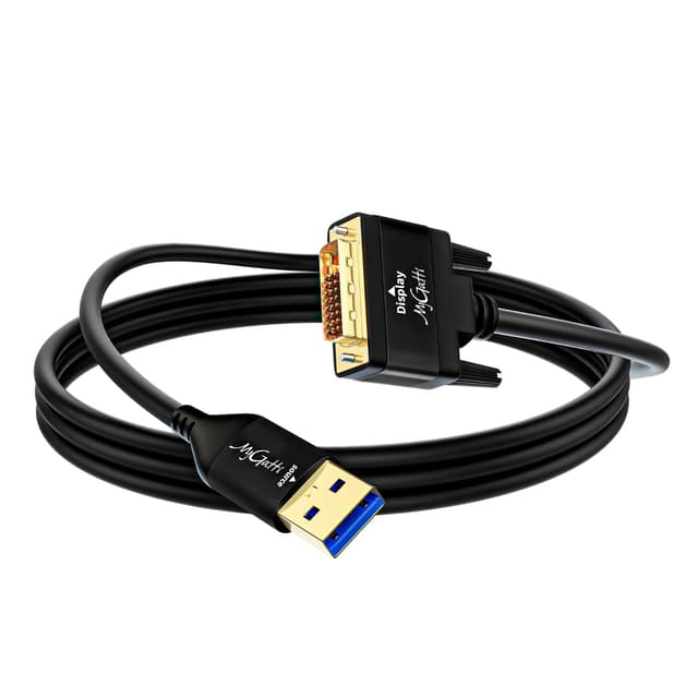 Imagen de Mygatti USB 3.0 auf DVI Adapterkabel (Typ-A zu DVI), 1,5 m – für TV, Monitor & Projektor mit 1080p en OfertitasTOP