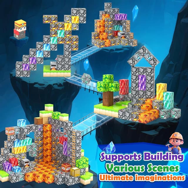 Thumbnail 6 de Gooidea Magnetic Blocks 150-piece STEM Toy 🧩