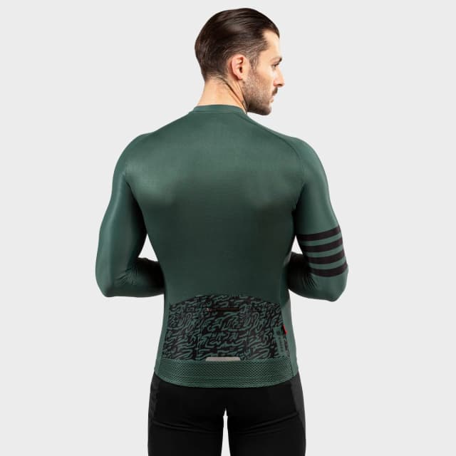 Detalle 2 de Siroko M2 Gravel Maillot manga larga para hombre