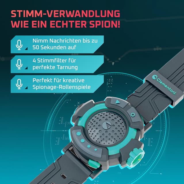 Detalle de Spy Inkognito Spionage-Uhr 59435 von Galileo