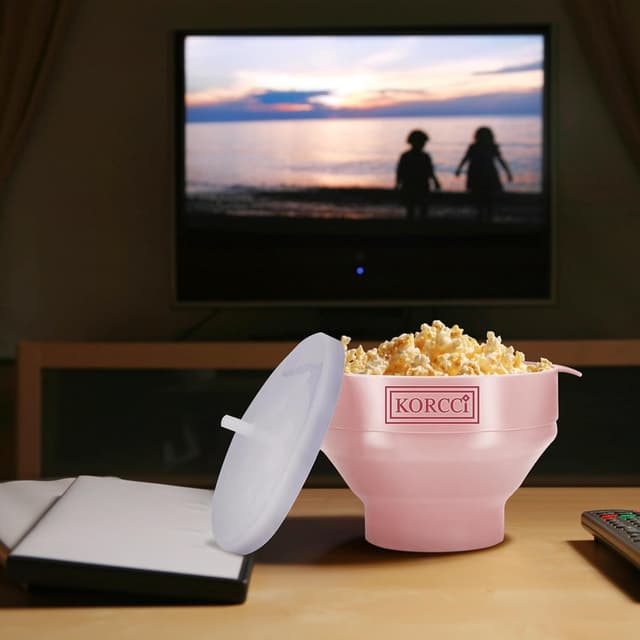 Thumbnail 6 de Korcci Microwaveable Silicone Popcorn Popper 🍿