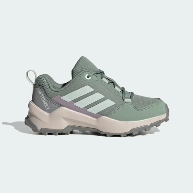 Detalle de Adidas Terrex Ax4r Hiking zapatilla verde