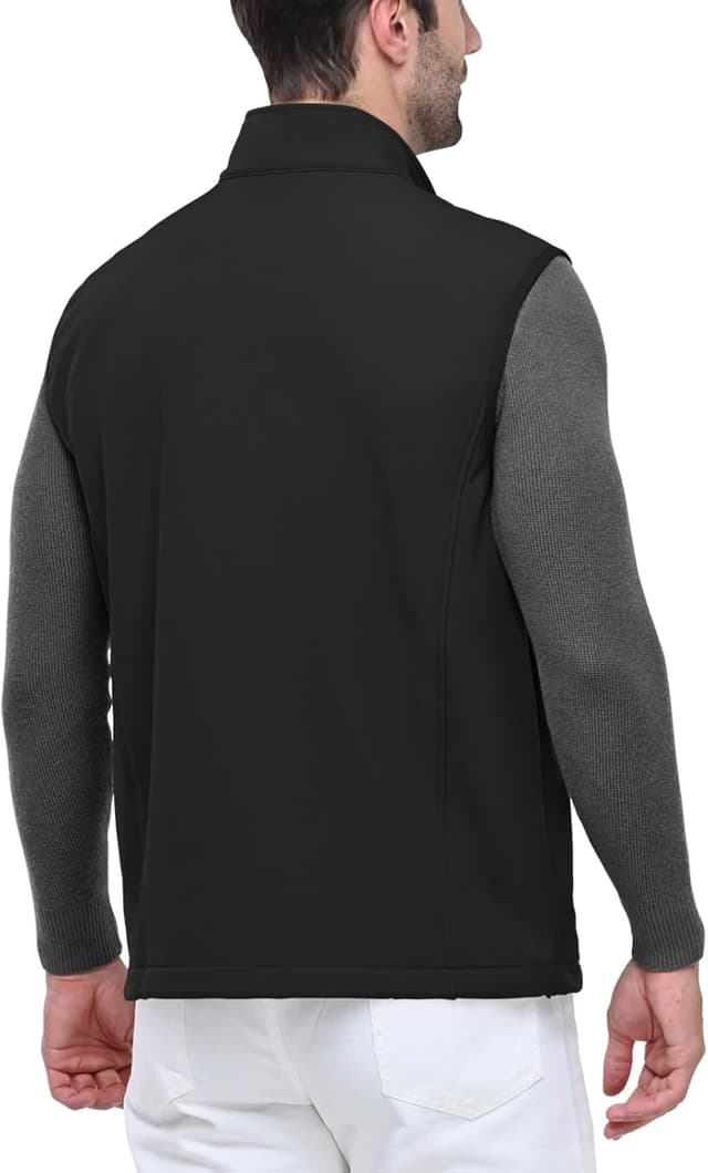 Detalle 2 de Outdoor Ventures Softshell Weste Herren, wind- und wasserdicht