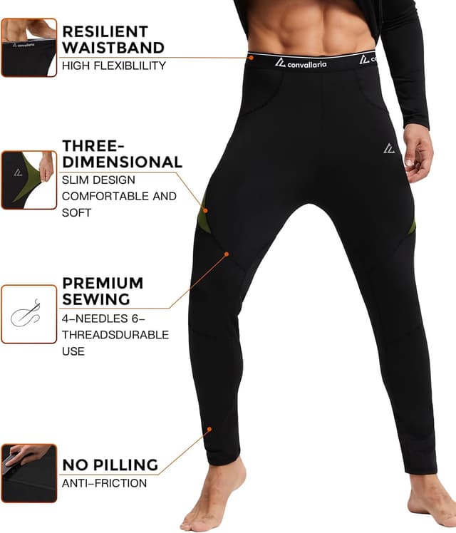 Thumbnail 2 de CL convallaria Men's Thermal Long Johns Set