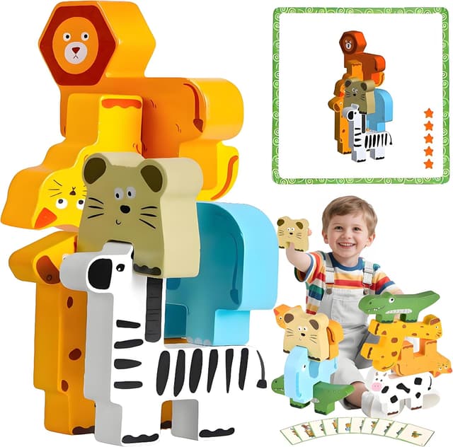 Thumbnail 6 de Maxricus Montessori Stacking Toy for 1 2 3 Year Olds