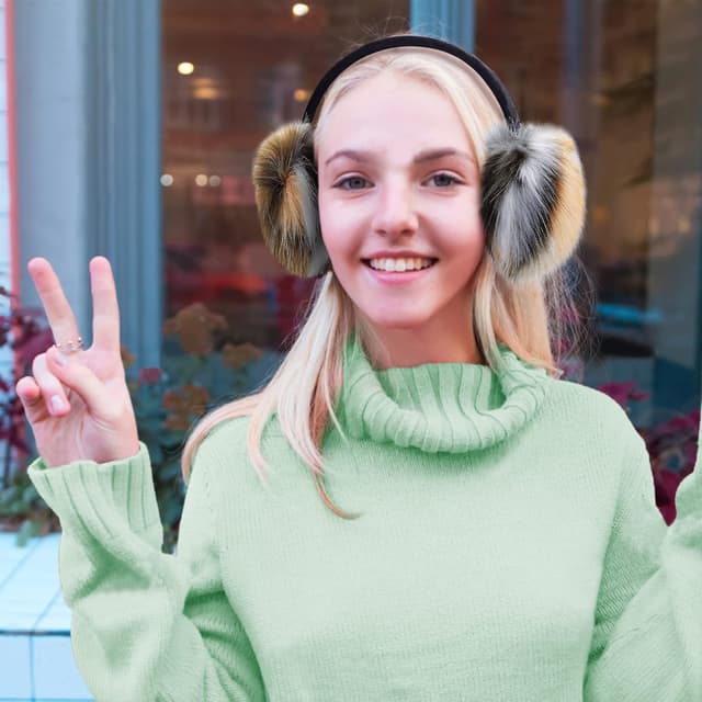 Thumbnail 1 de Fluffy Adjustable Earmuffs