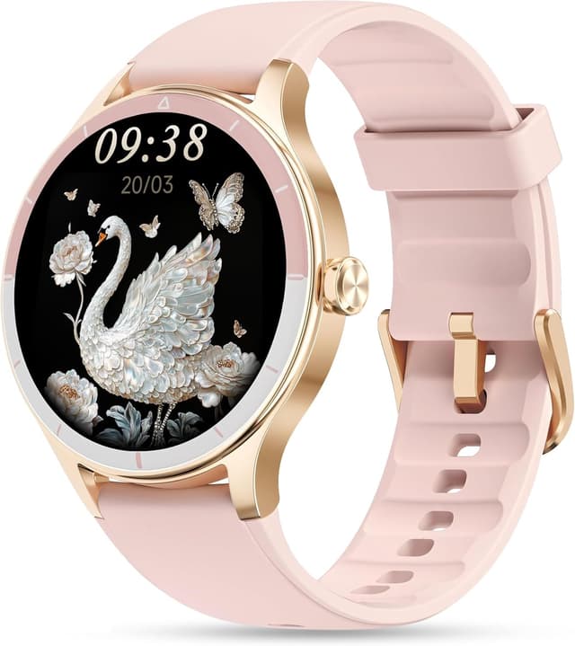 Detalle de ZOSKVEE Smart Watch for Women, Ladies & Men (1.27'' Fitness Watch, 41mm case) with Call & Fitness Tracking