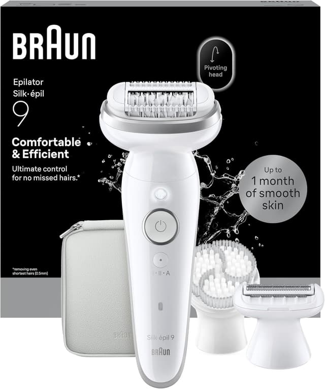 Detalle de Braun Silképil 9 9-061 depiladora eléctrica mujer