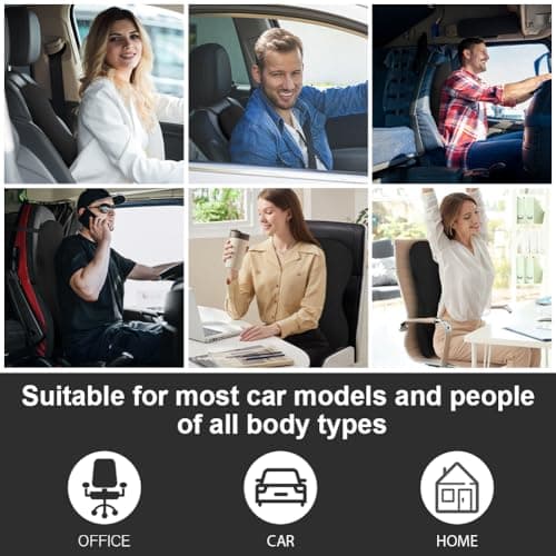 Thumbnail 6 de Ainiv Cojín Lumbar Ergonomico para Coche y Oficina