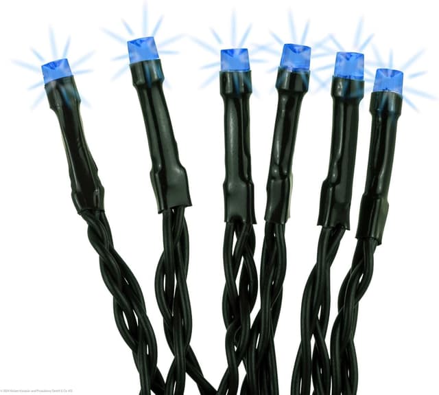 Detalle 2 de Hellum luci fiabesche da esterno con 80 LED, timer sulla spina e cavo 7,9 m