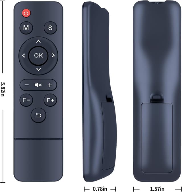 Detalle de TCNOUMT Replacement Remote Control for TOPTRO PUTRIMS S28 projector